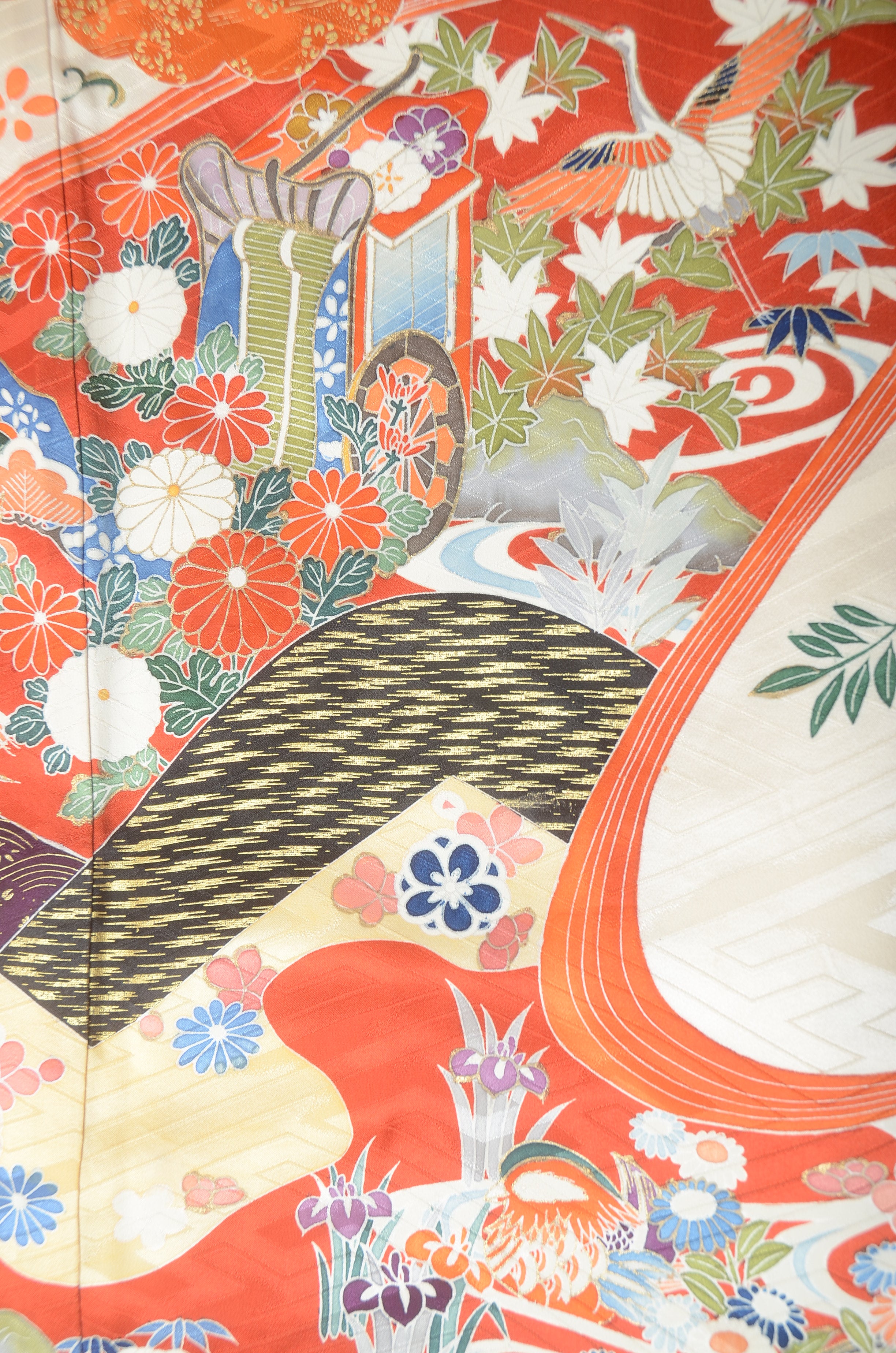 Long-sleeved kimono 6 items set / Furisode / FK#1191