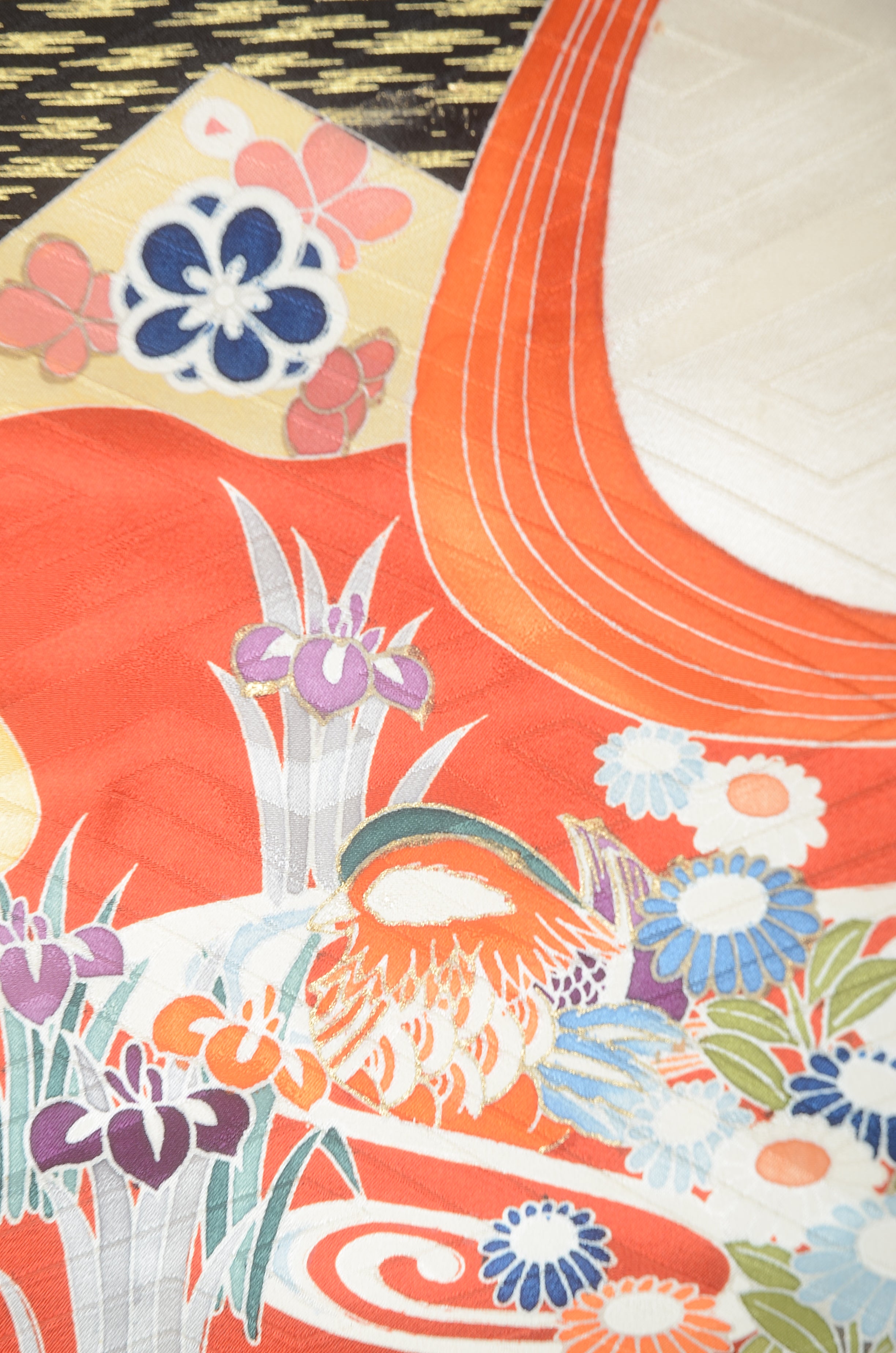 Long-sleeved kimono 6 items set / Furisode / FK#1191