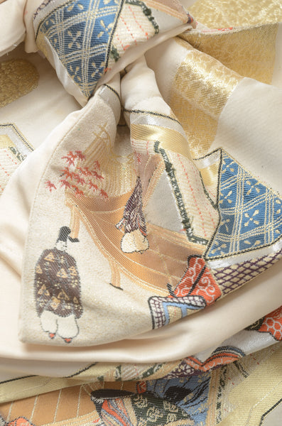 Long-sleeved kimono 6 items set / Furisode / FK#1191