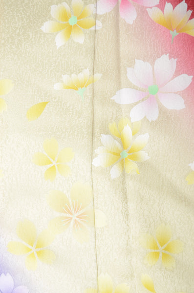 Long-sleeved kimono 6 items set / Furisode / FK#1192