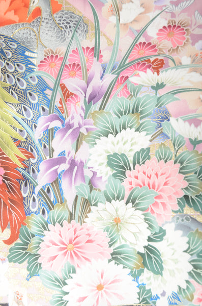 Long-sleeved kimono 6 items set / Furisode / FK#1193