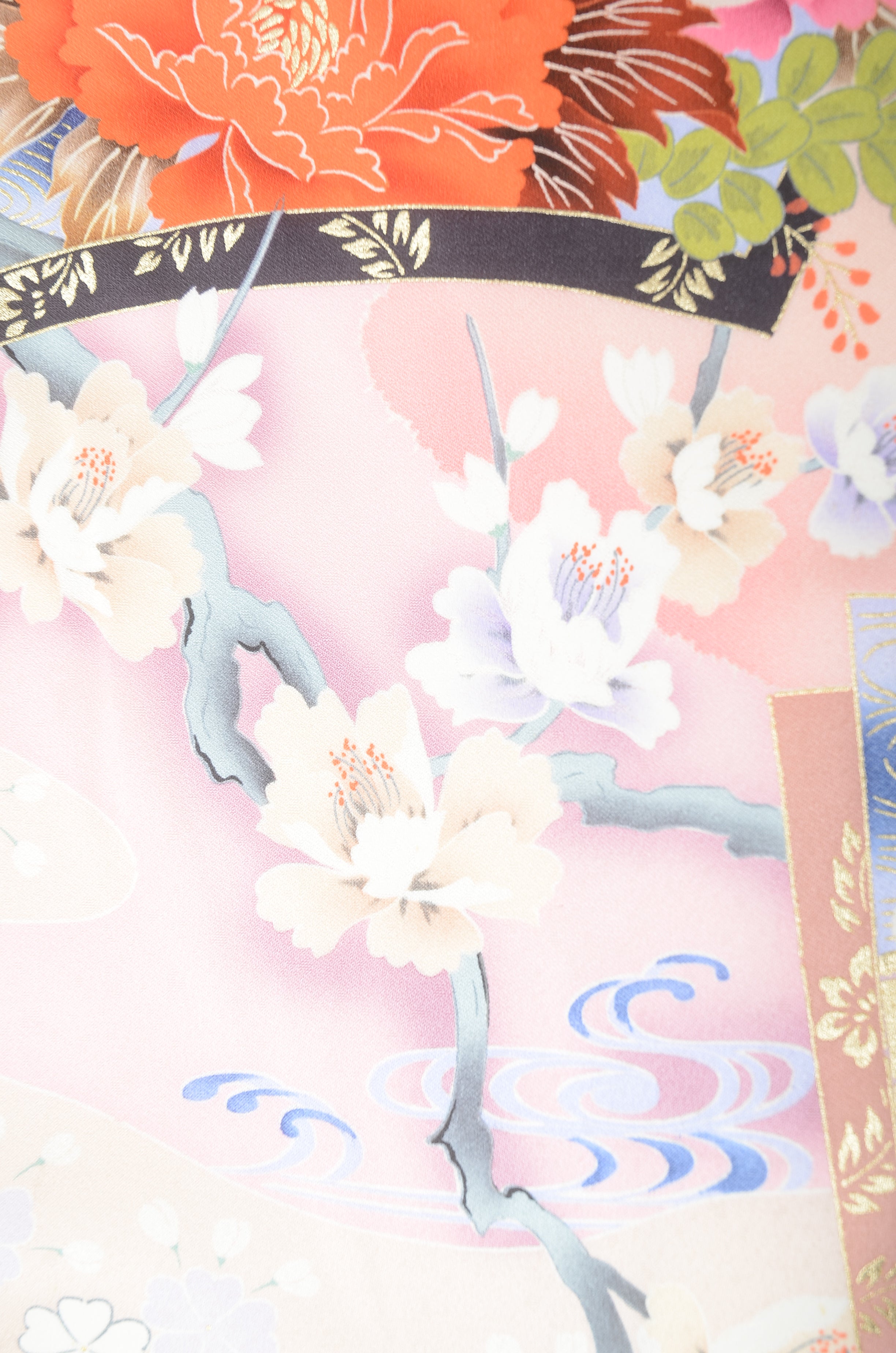 Long-sleeved kimono 6 items set / Furisode / FK#1193