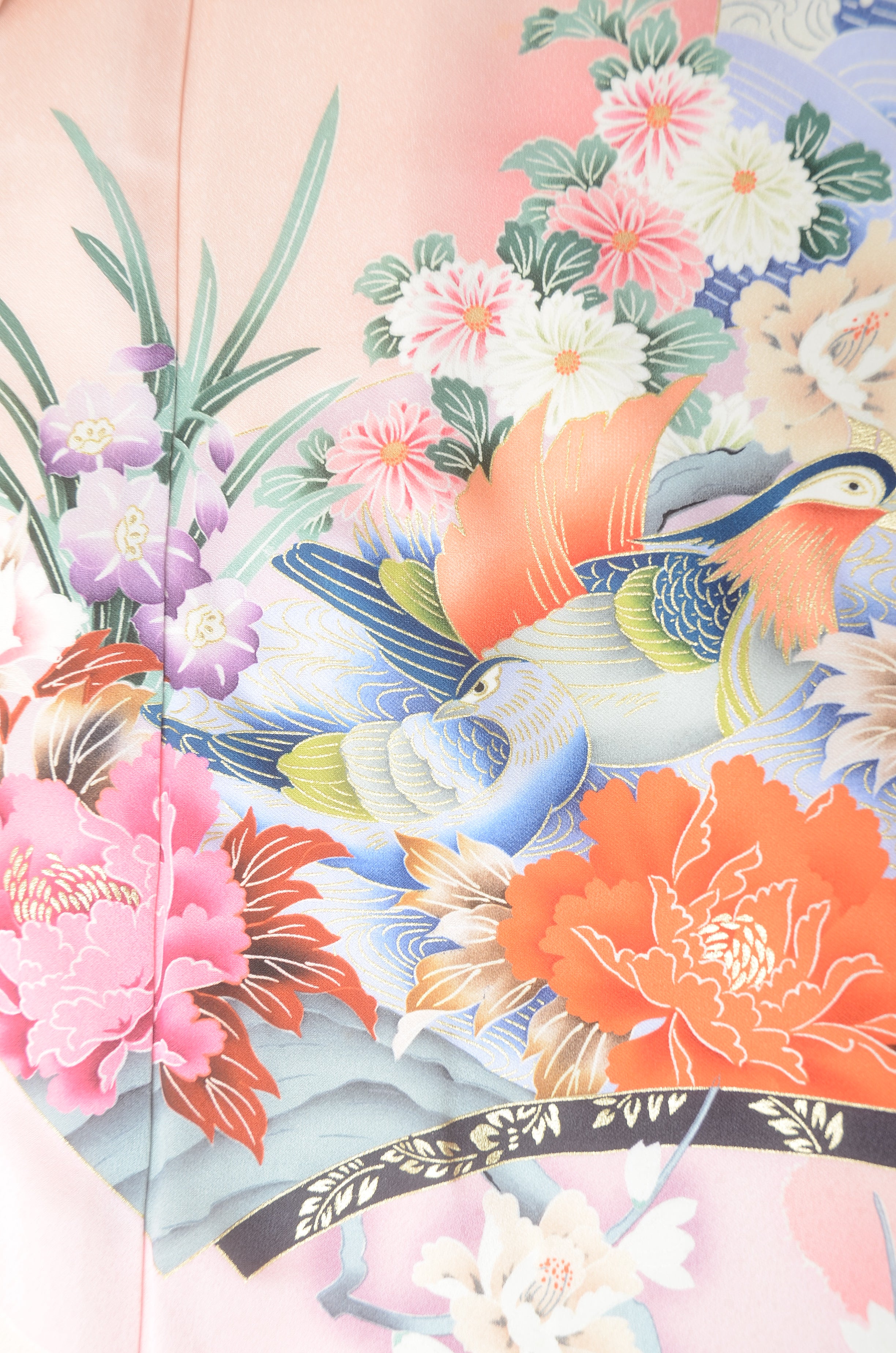 Long-sleeved kimono 6 items set / Furisode / FK#1193