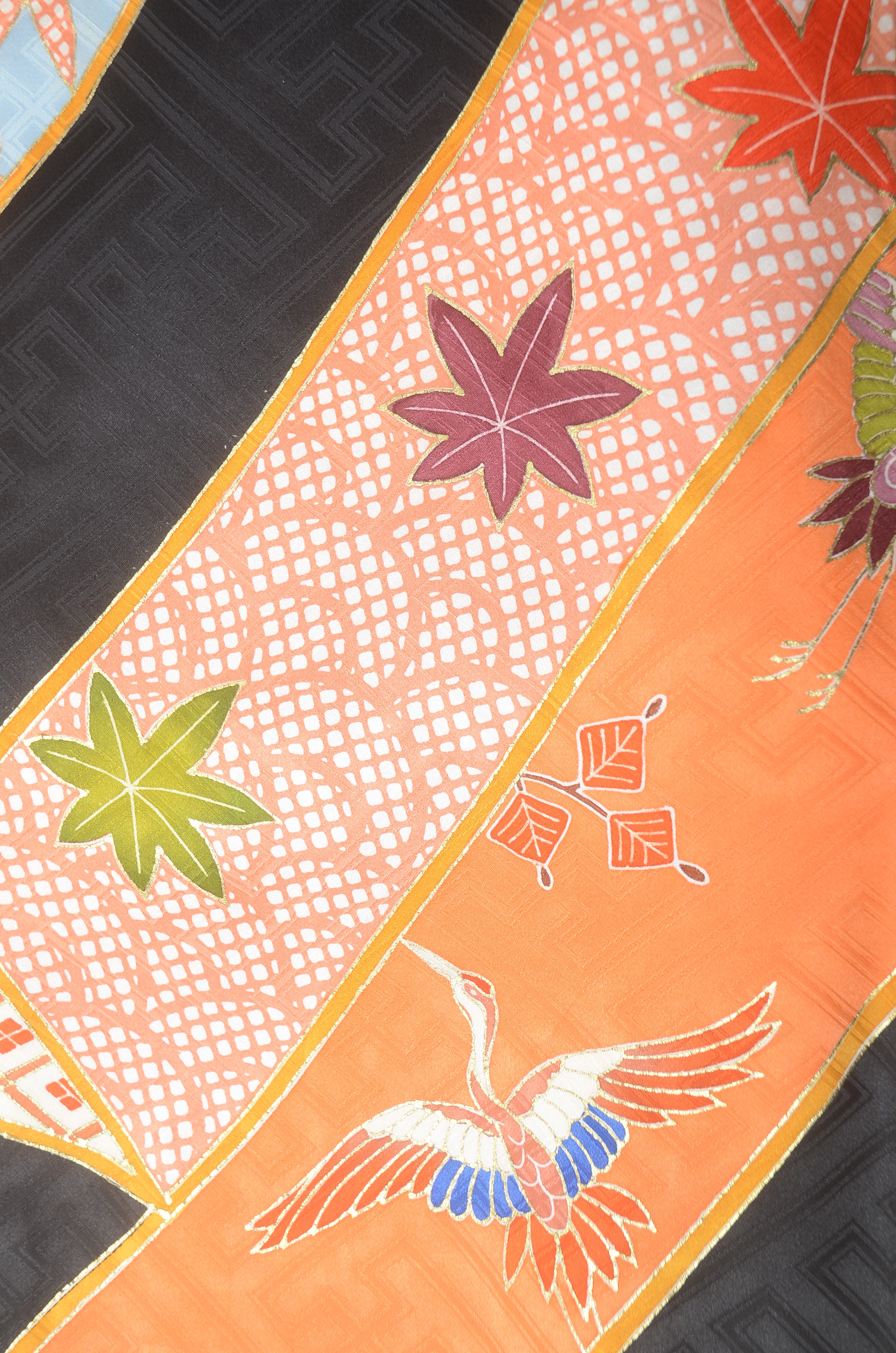 Long-sleeved kimono 6 items set / Furisode / FK#1194