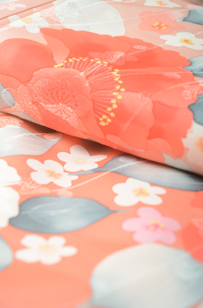 Long-sleeved kimono 6 items set / Furisode / FK#1195