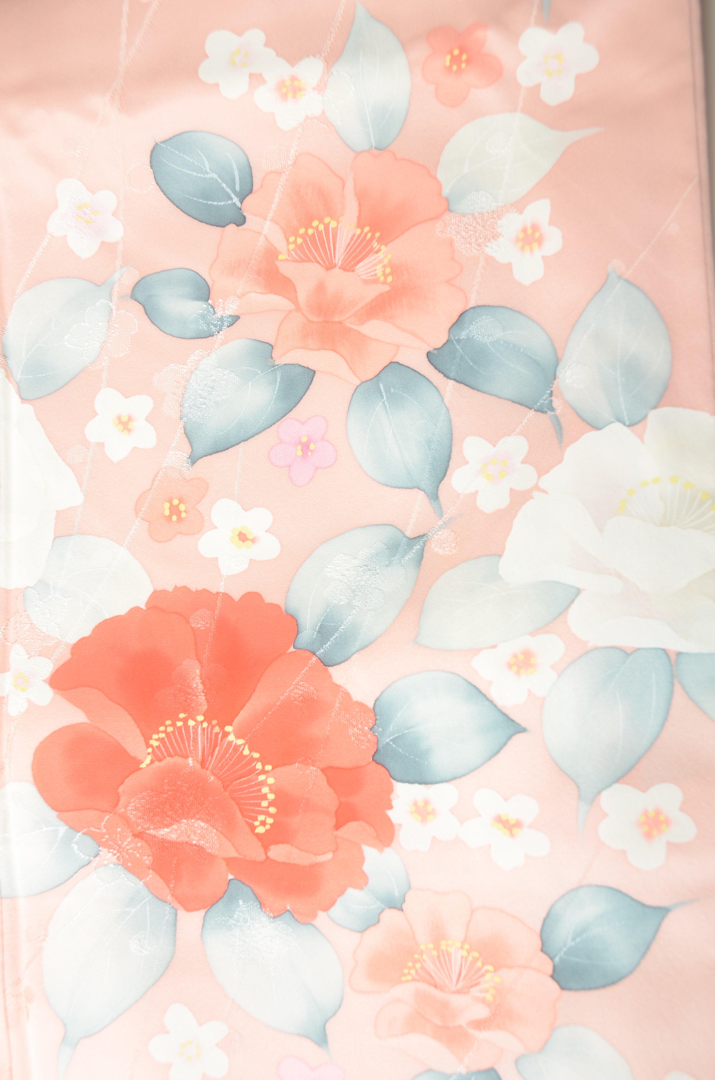 Long-sleeved kimono 6 items set / Furisode / FK#1195