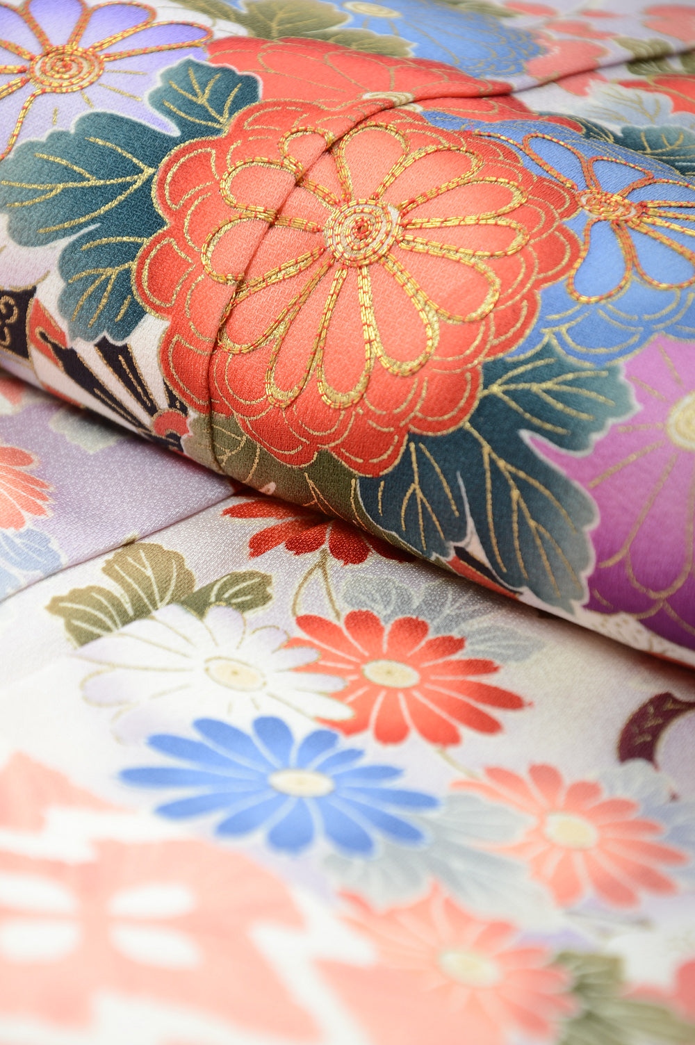 Long-sleeved kimono 6 items set / Furisode / FK#1039