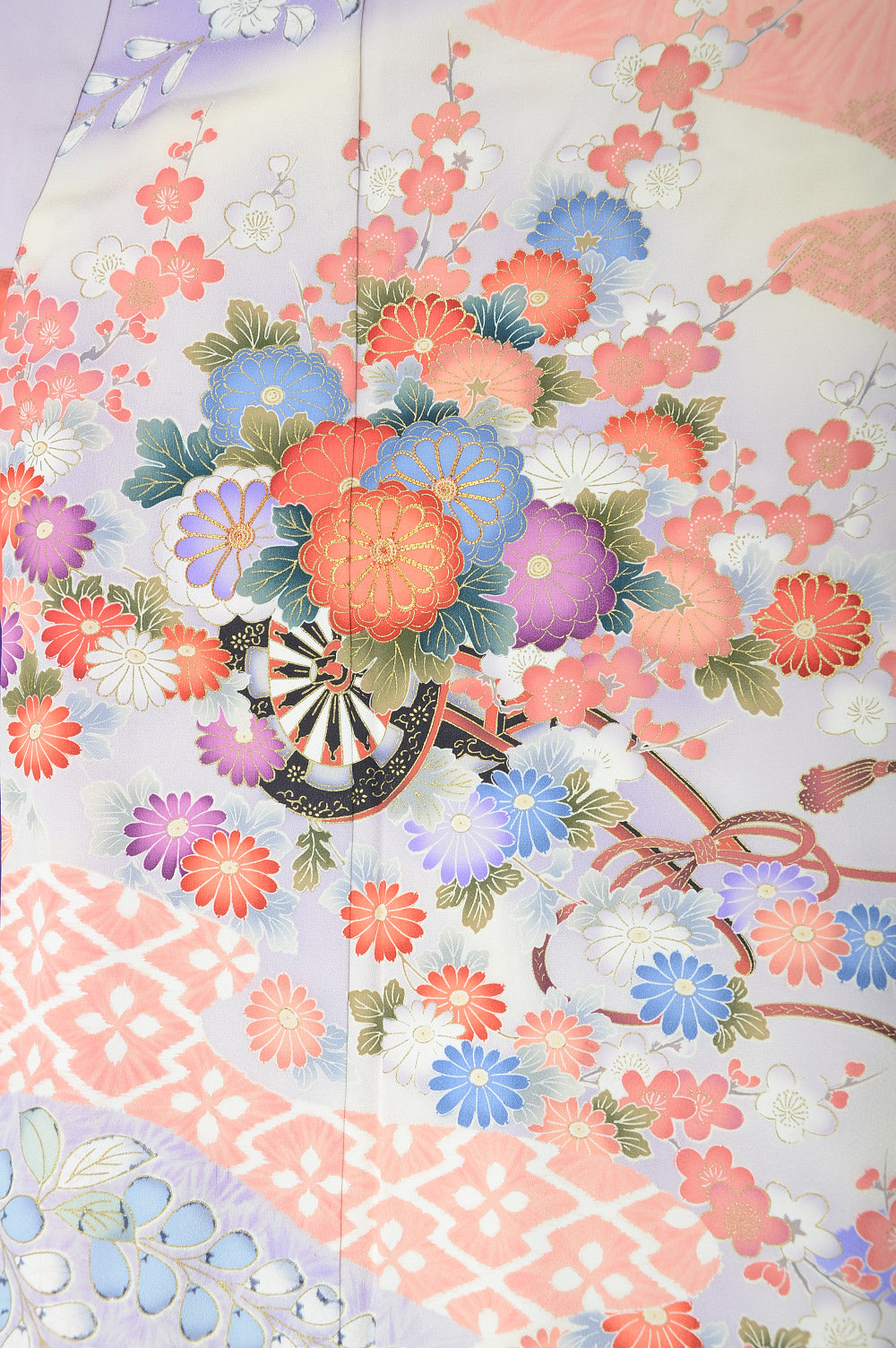 Long-sleeved kimono 6 items set / Furisode / FK#1039