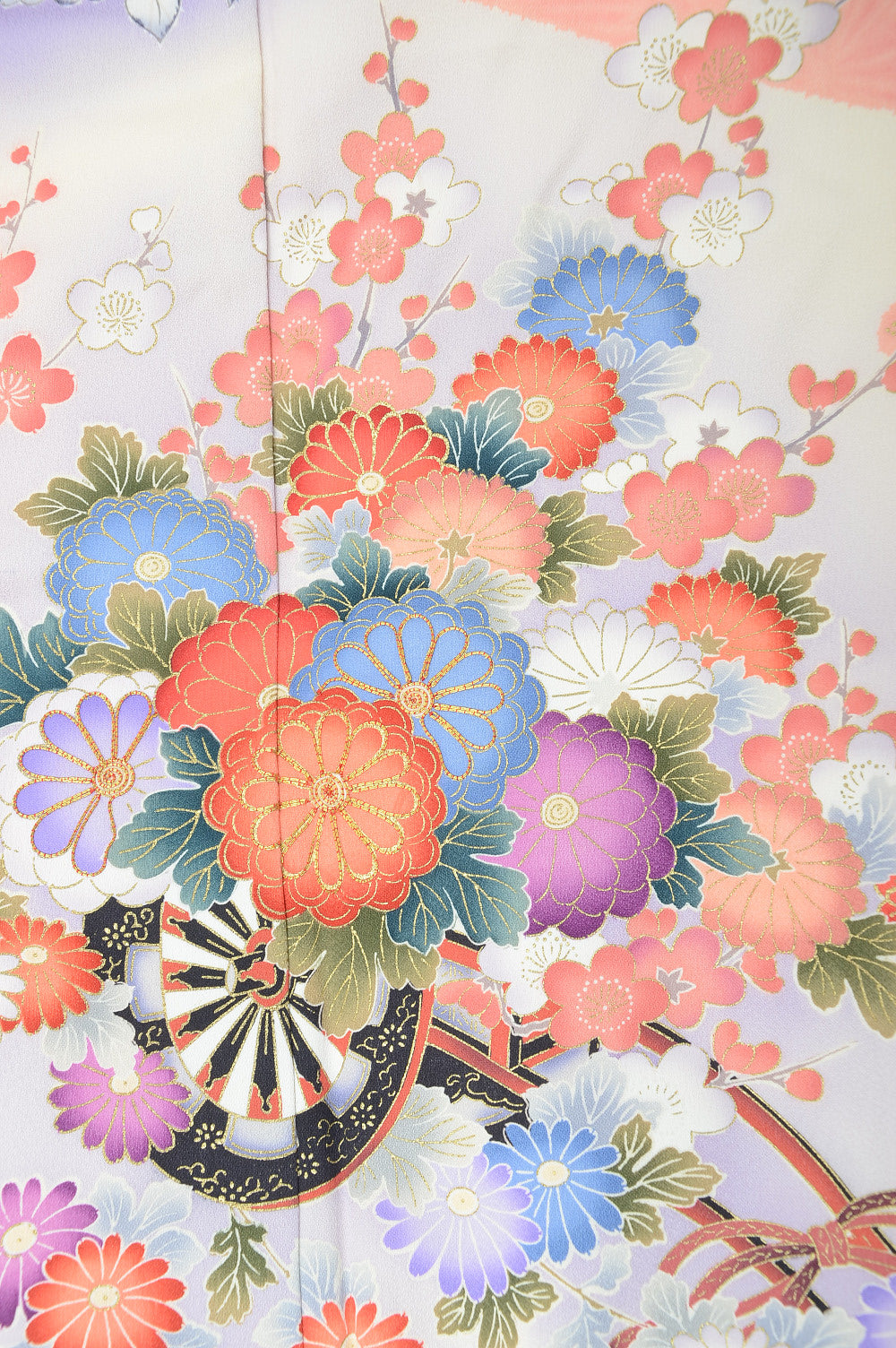 Long-sleeved kimono 6 items set / Furisode / FK#1039