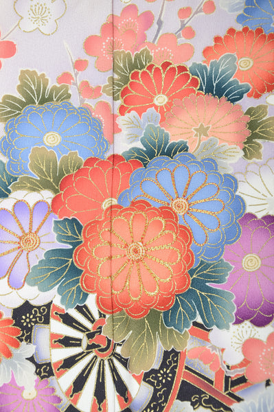 Long-sleeved kimono 6 items set / Furisode / FK#1039