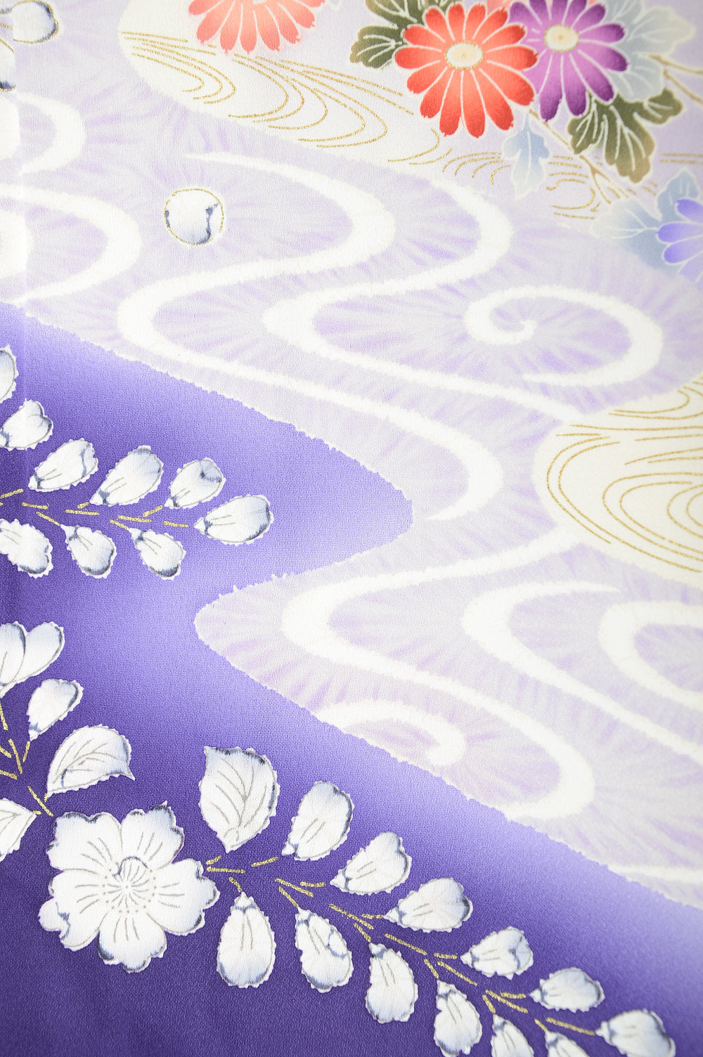 Long-sleeved kimono 6 items set / Furisode / FK#1039