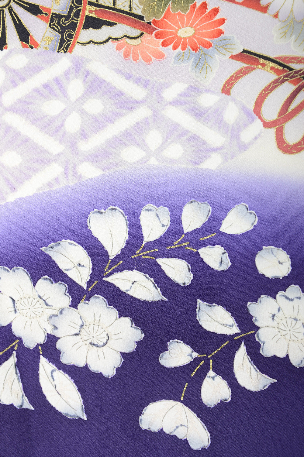 Long-sleeved kimono 6 items set / Furisode / FK#1039