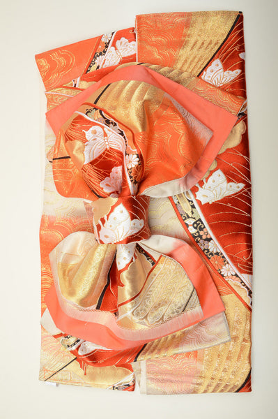 Long-sleeved kimono 6 items set / Furisode / FK#1039