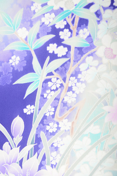 Long-sleeved kimono 6 items set / Furisode / FK#1040