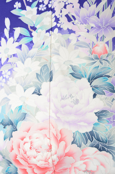 Long-sleeved kimono 6 items set / Furisode / FK#1040