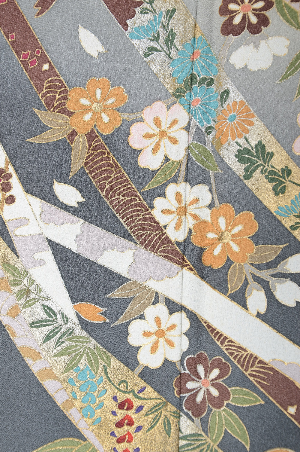 Long-sleeved kimono 6 items set / Furisode / FK#1041