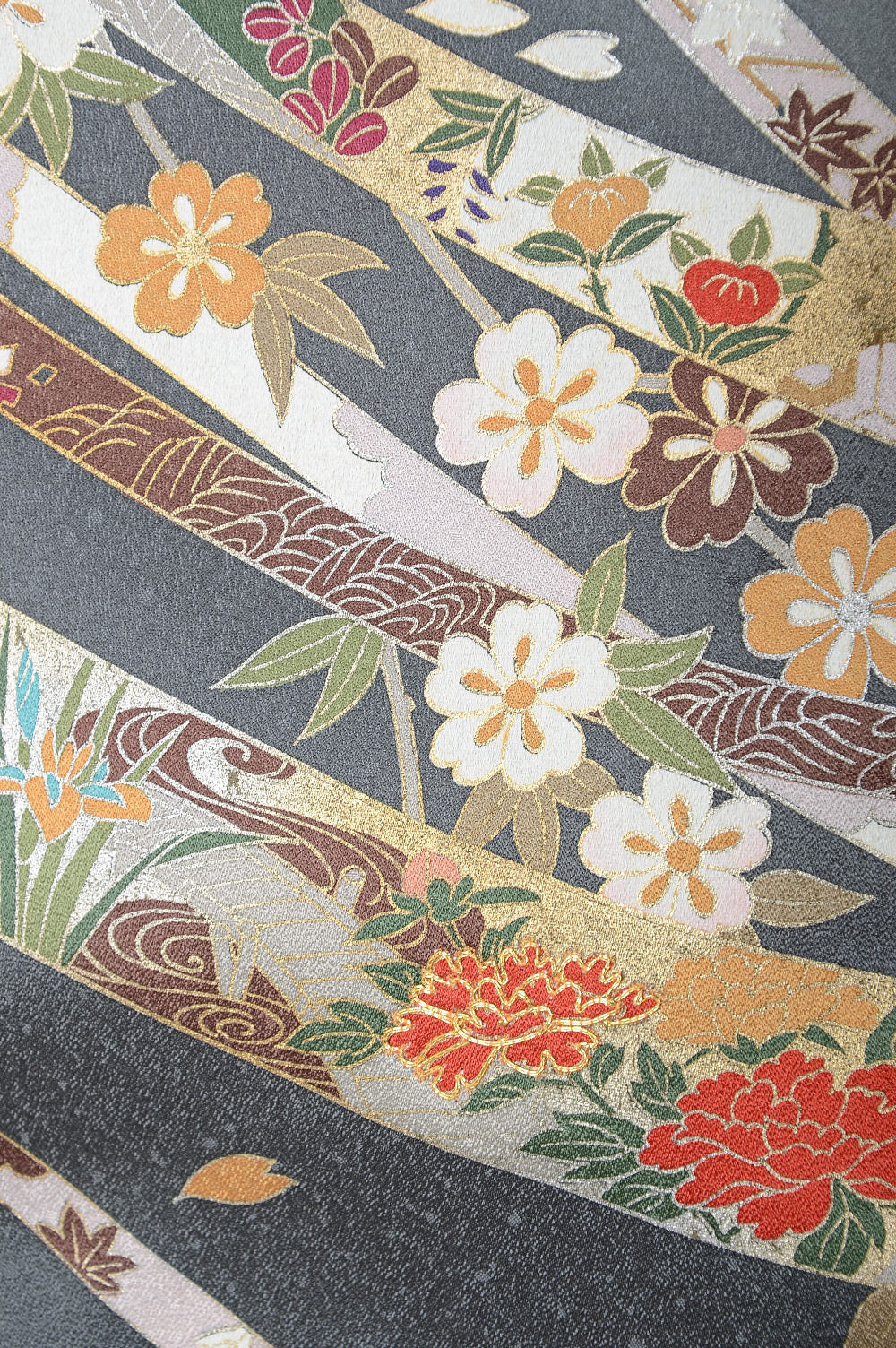 Long-sleeved kimono 6 items set / Furisode / FK#1041