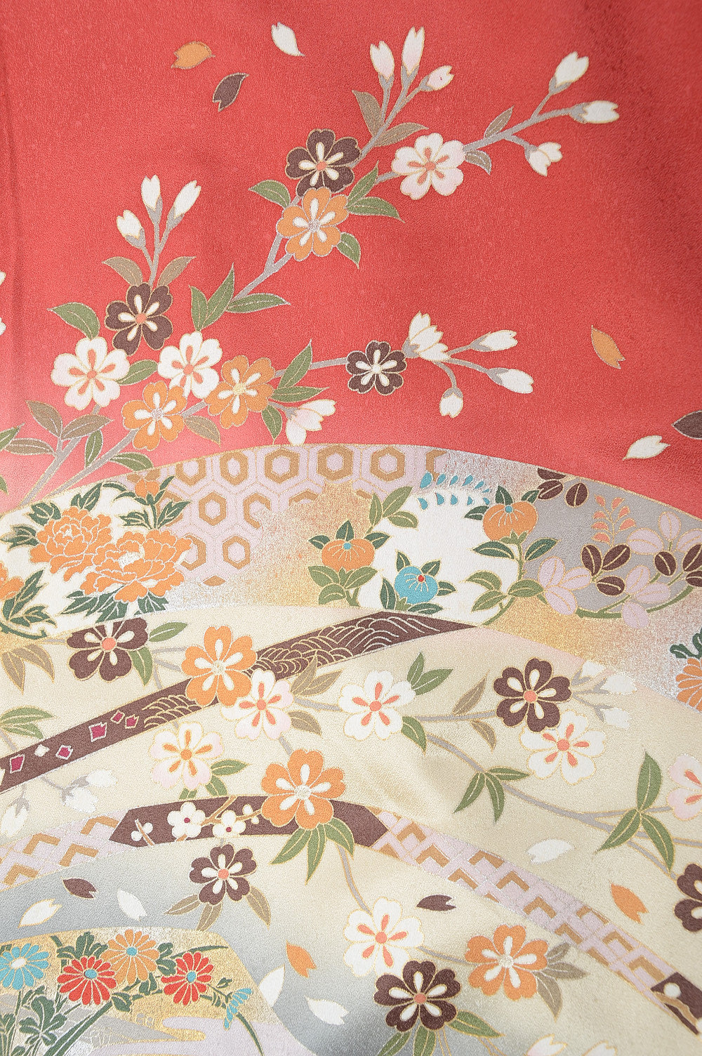 Long-sleeved kimono 6 items set / Furisode / FK#1041