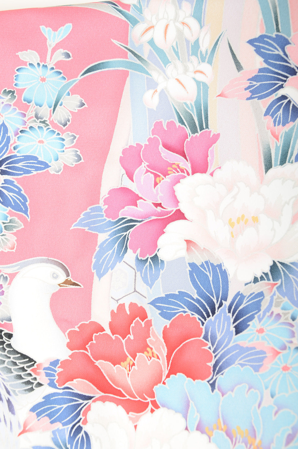 Long-sleeved kimono 6 items set / Furisode / FK#1045