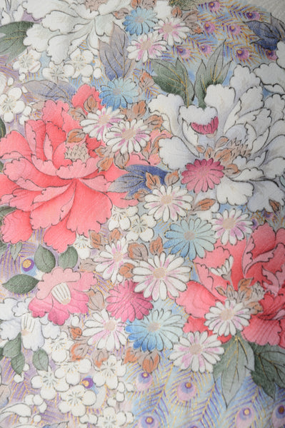 Long-sleeved kimono 6 items set / Furisode / FK#1-370