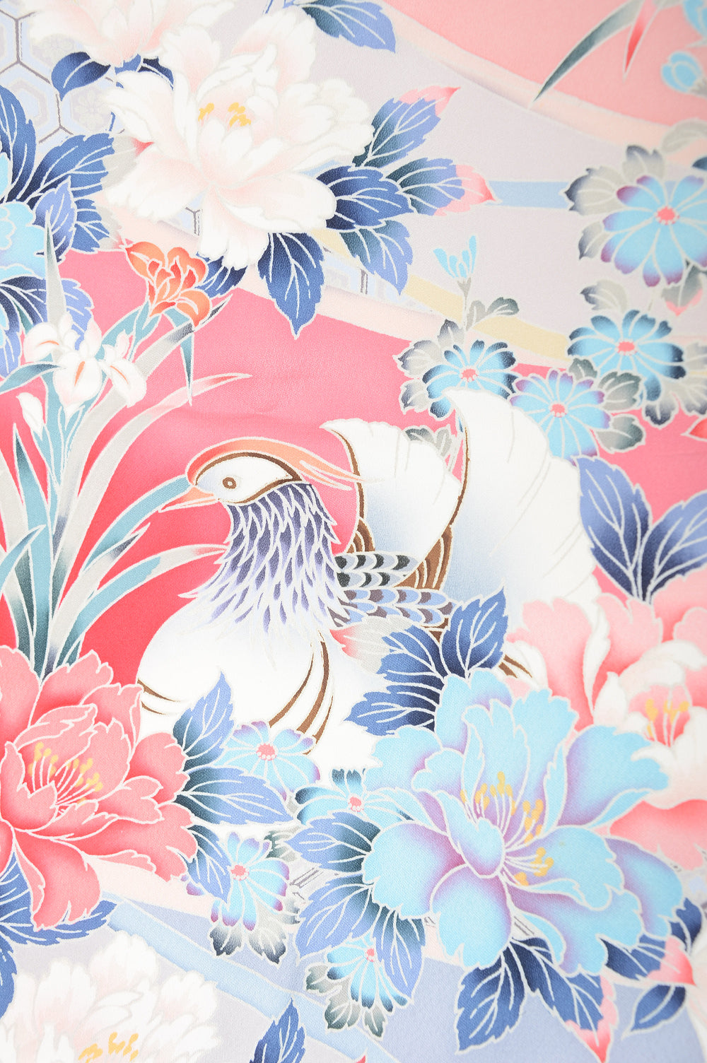 Long-sleeved kimono 6 items set / Furisode / FK#1045