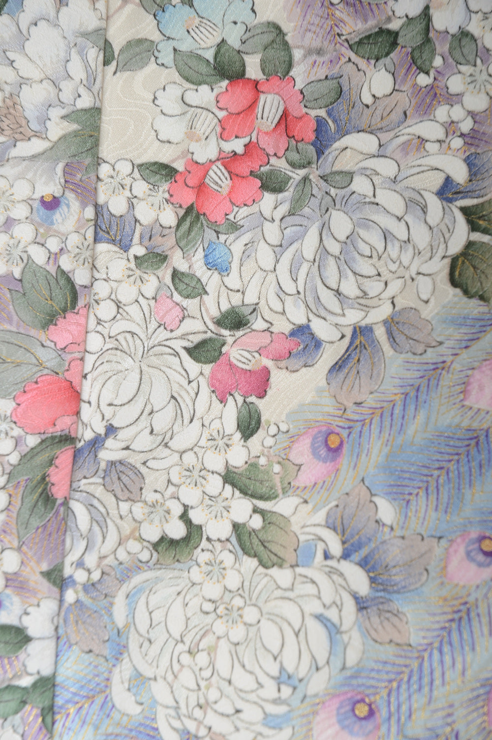 Long-sleeved kimono 6 items set / Furisode / FK#1-370