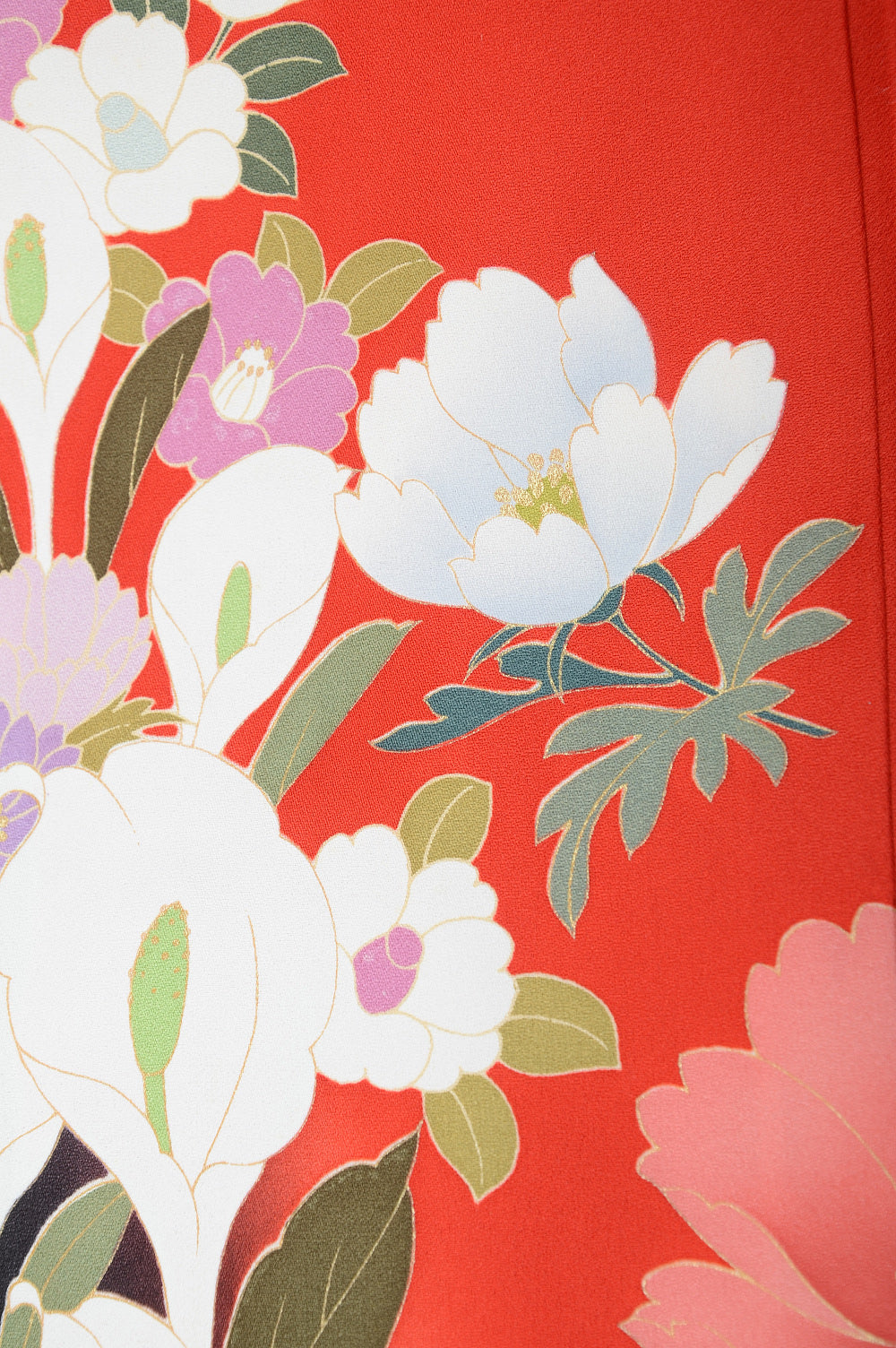 Long-sleeved kimono 6 items set / Furisode / FK#1046