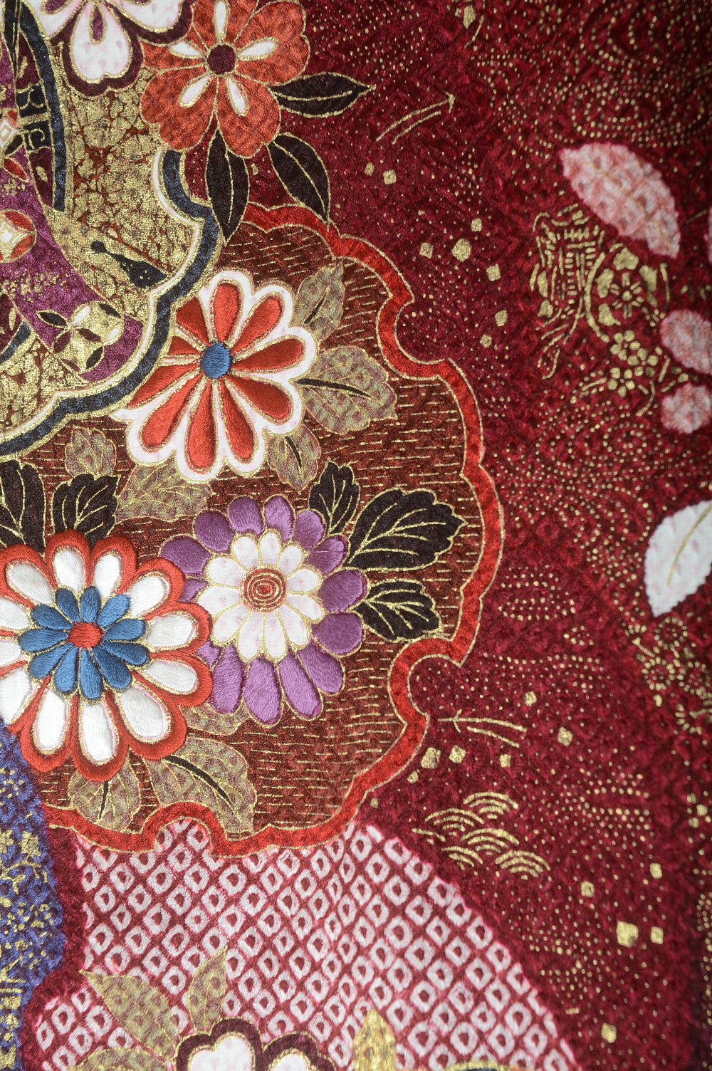 Long-sleeved kimono 6 items set / Furisode / FK#1-371