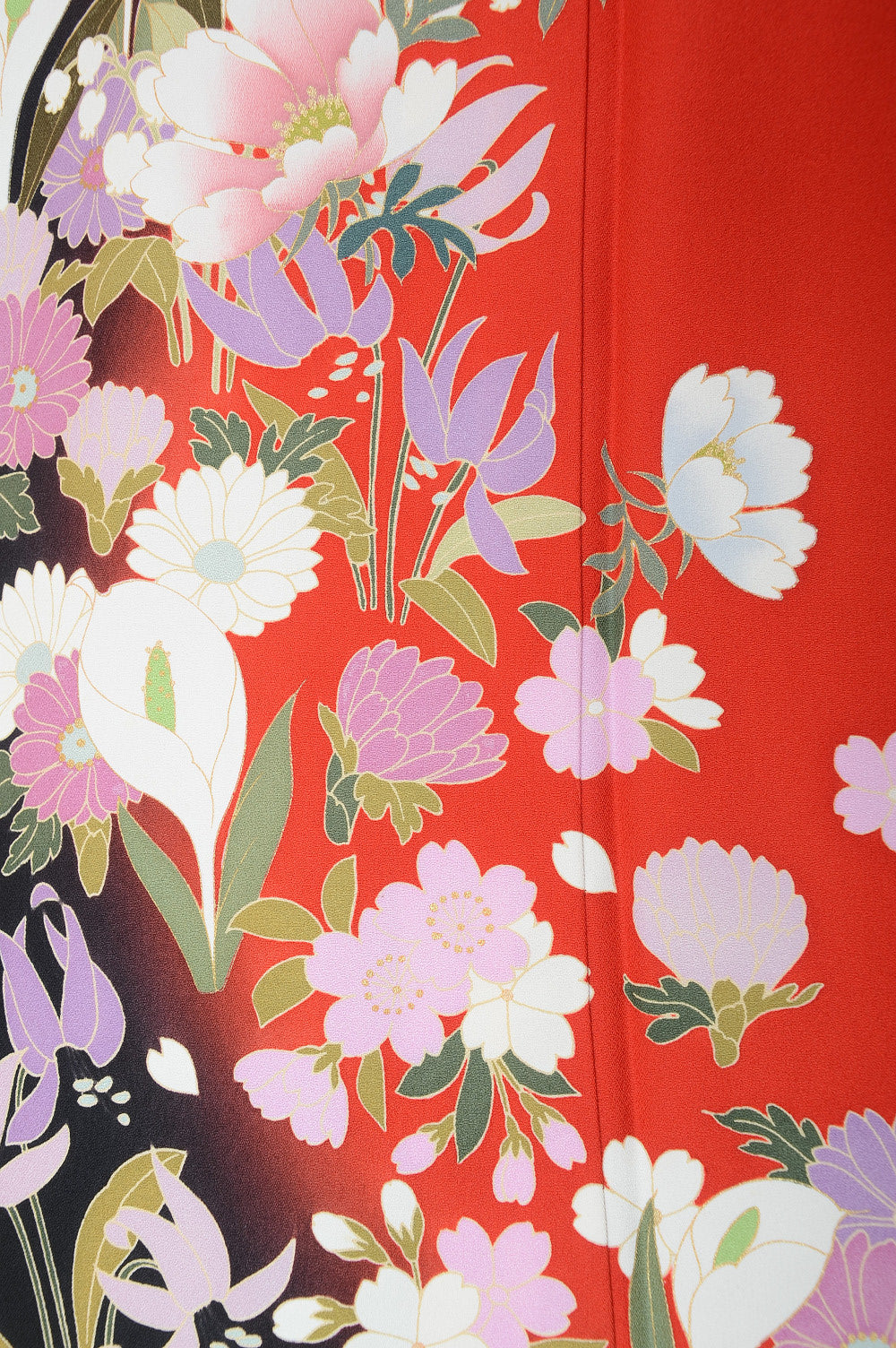 Long-sleeved kimono 6 items set / Furisode / FK#1046