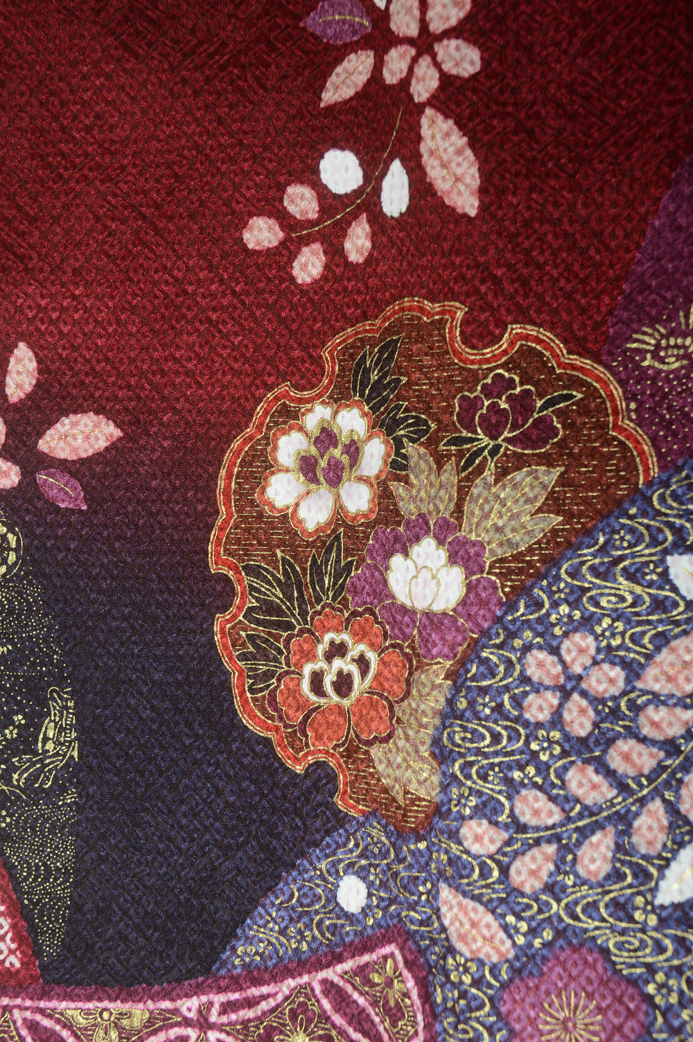 Long-sleeved kimono 6 items set / Furisode / FK#1-371