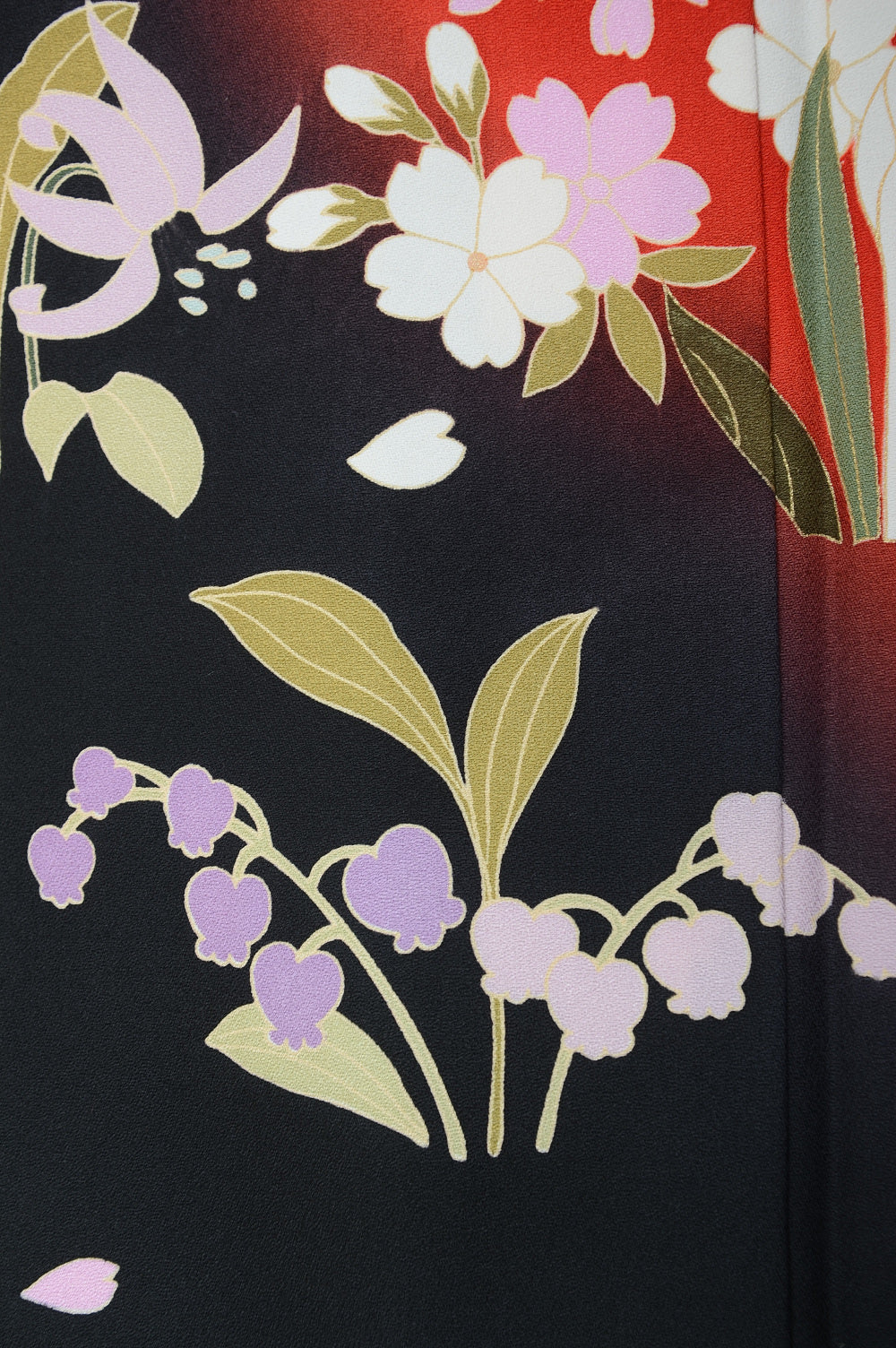 Long-sleeved kimono 6 items set / Furisode / FK#1046