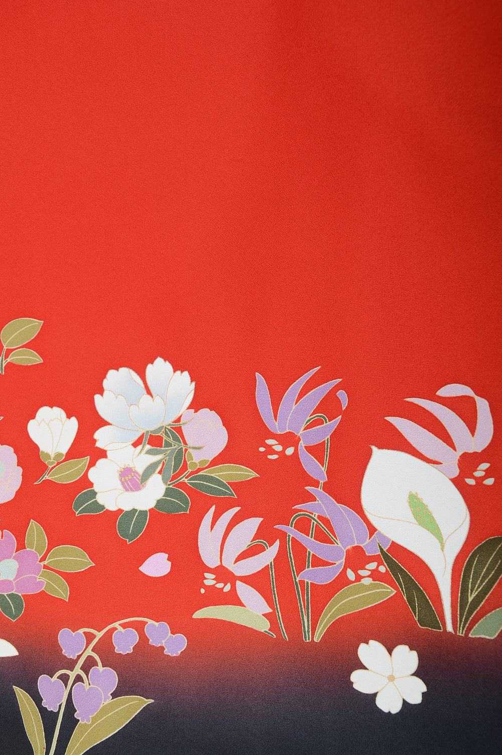 Long-sleeved kimono 6 items set / Furisode / FK#1046