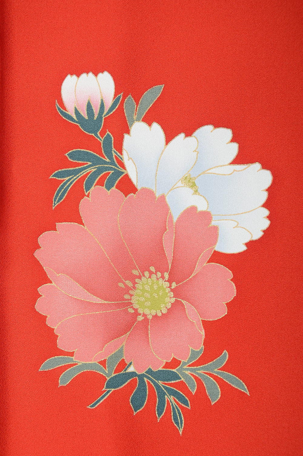 Long-sleeved kimono 6 items set / Furisode / FK#1046