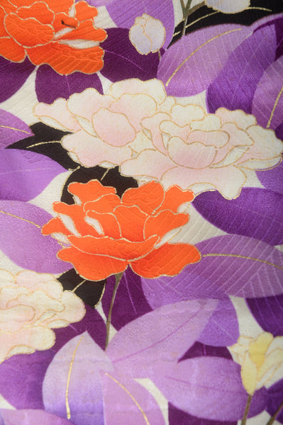 Long-sleeved kimono 6 items set / Furisode / FK#1-372