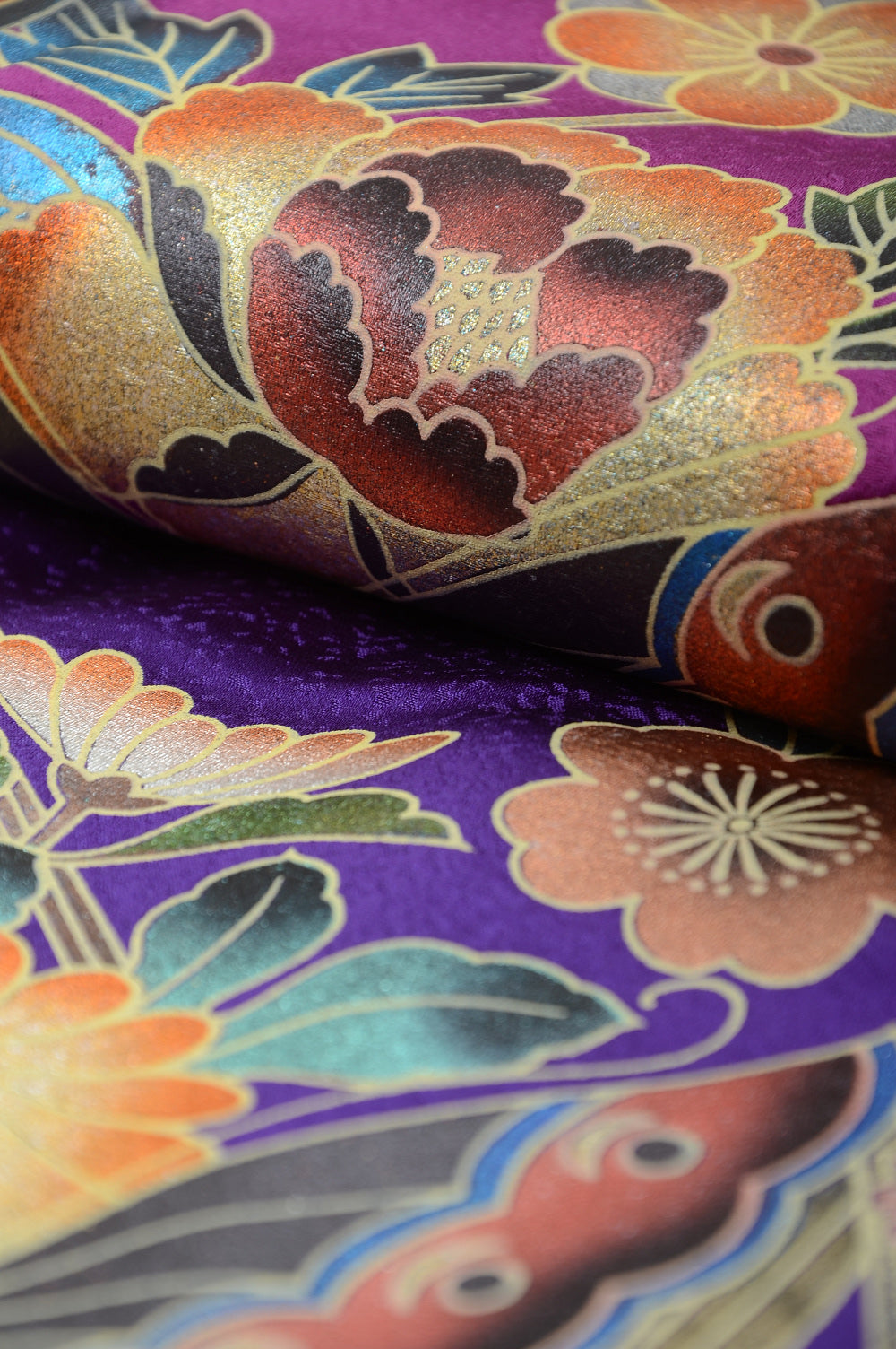 Long-sleeved kimono 6 items set / Furisode / FK#1047