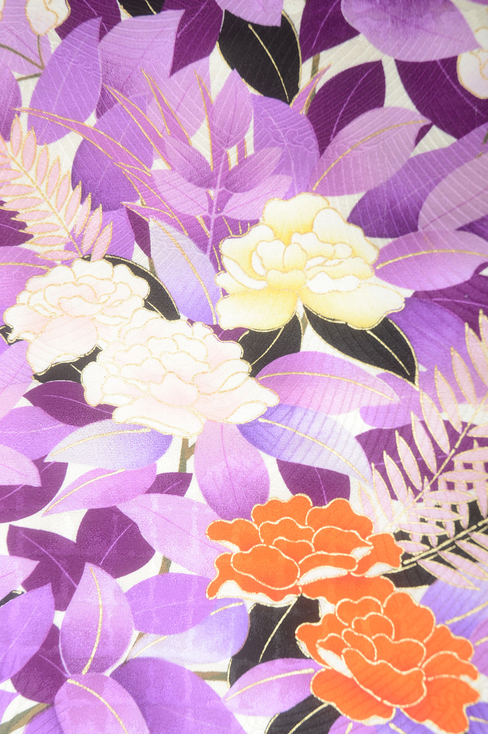 Long-sleeved kimono 6 items set / Furisode / FK#1-372