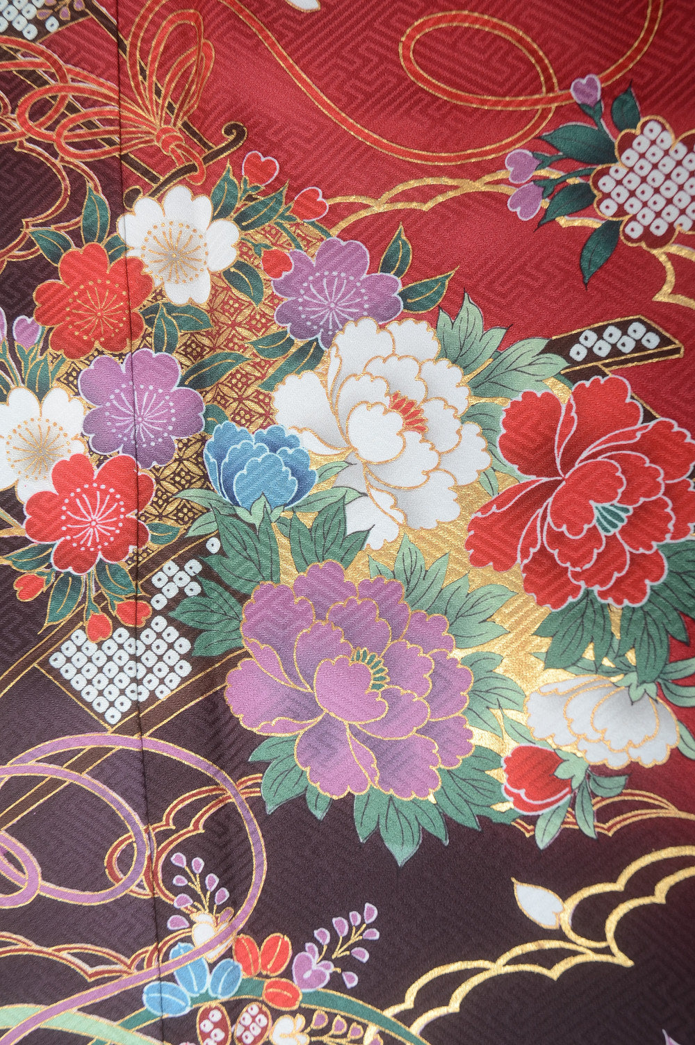 Long-sleeved kimono 6 items set / Furisode / FK#1-373