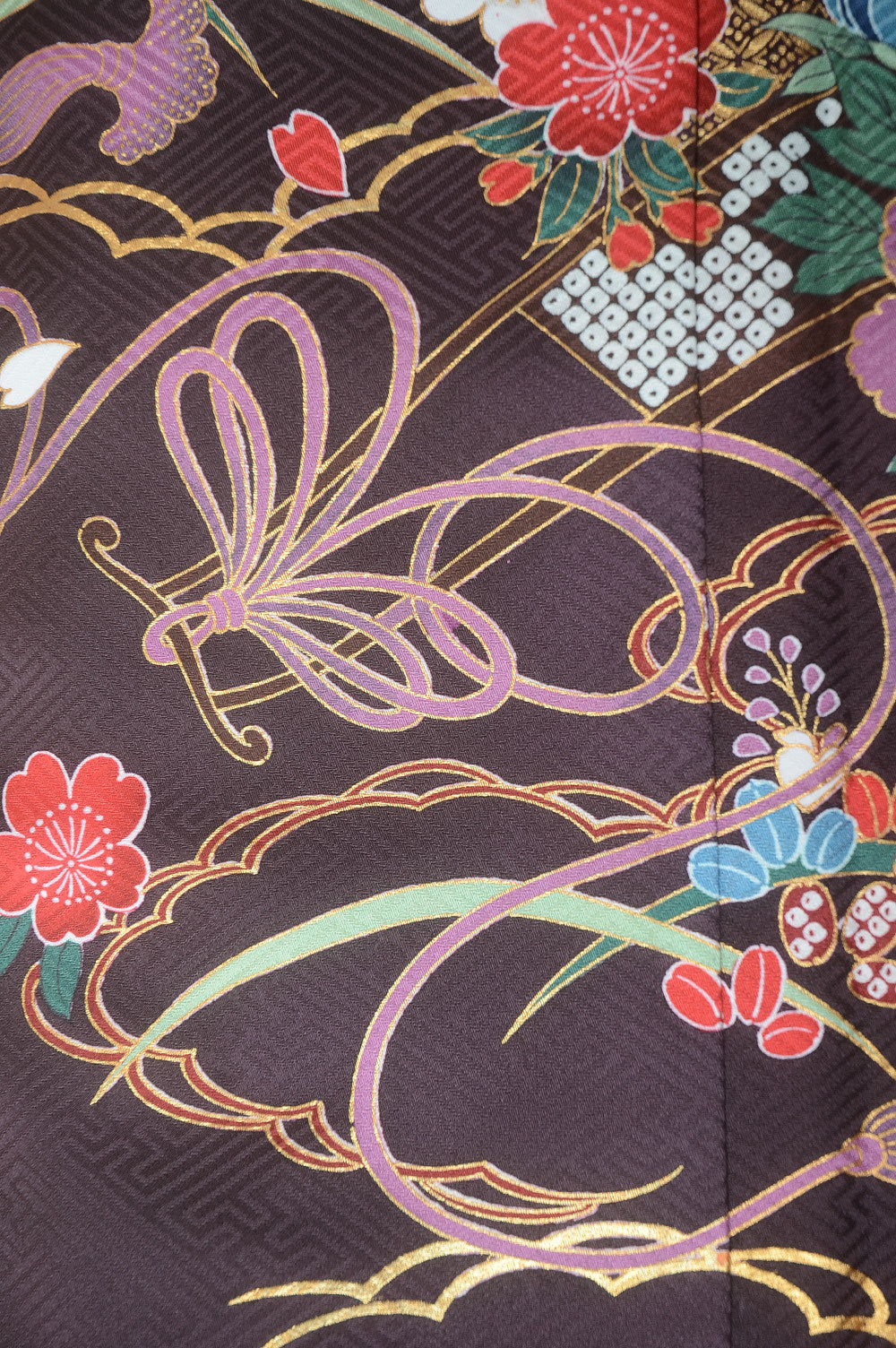 Long-sleeved kimono 6 items set / Furisode / FK#1-373