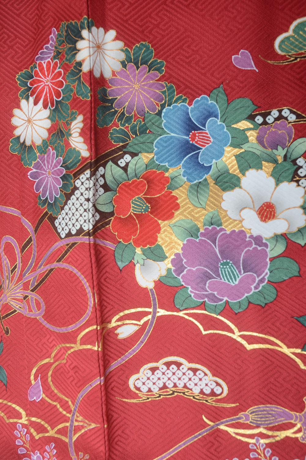 Long-sleeved kimono 6 items set / Furisode / FK#1-373