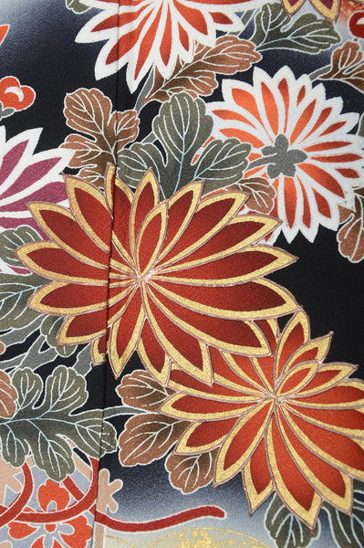 Long-sleeved kimono 6 items set / Furisode / FK#1048