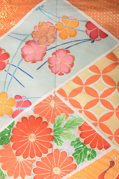 Long-sleeved kimono 6 items set / Furisode / FK#1-374