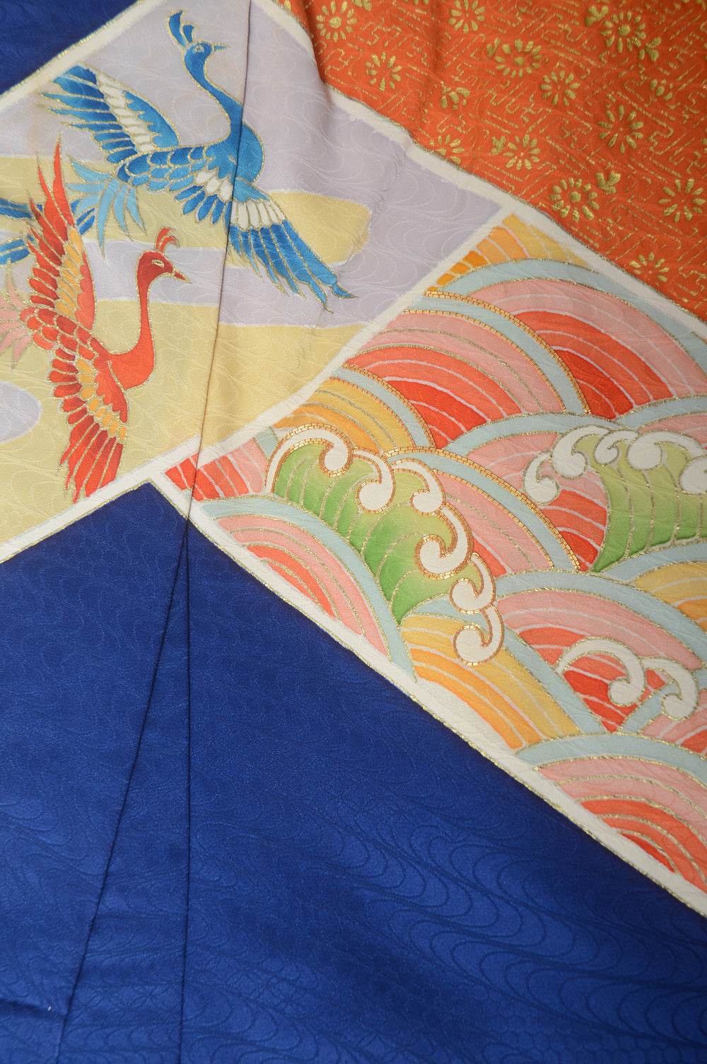 Long-sleeved kimono 6 items set / Furisode / FK#1-374