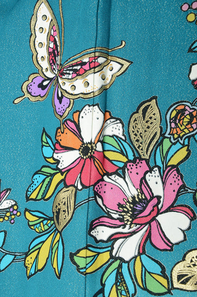 Long-sleeved kimono 6 items set / Furisode / FK#1049