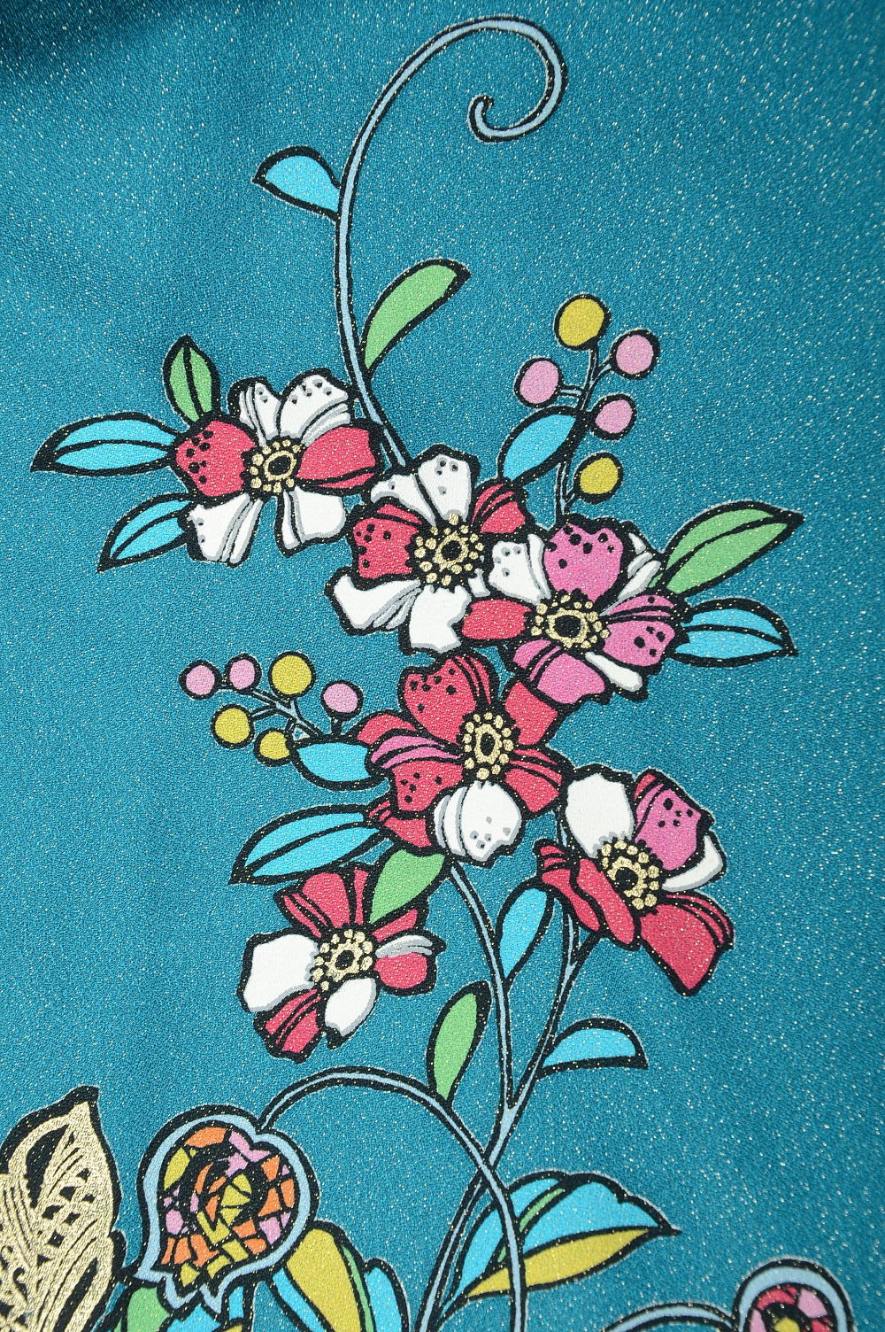 Long-sleeved kimono 6 items set / Furisode / FK#1049