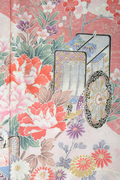 Long-sleeved kimono 6 items set / Furisode / FK#1-375