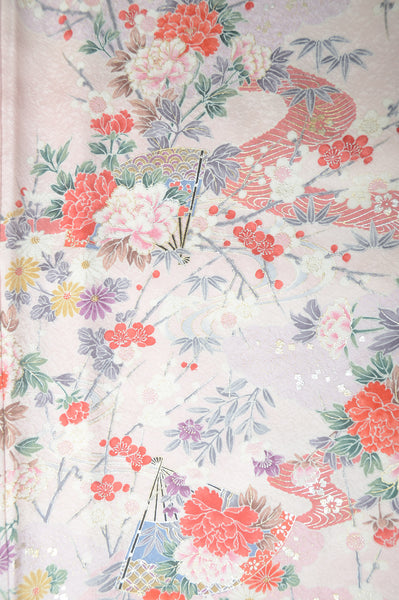 Long-sleeved kimono 6 items set / Furisode / FK#1-375