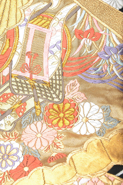 Long-sleeved kimono 6 items set / Furisode / FK#1049