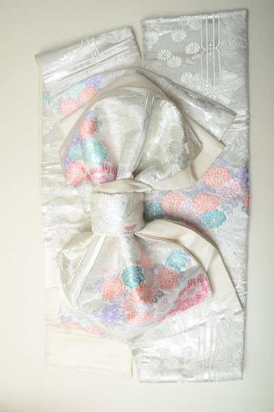Long-sleeved kimono 6 items set / Furisode / FK#1-375