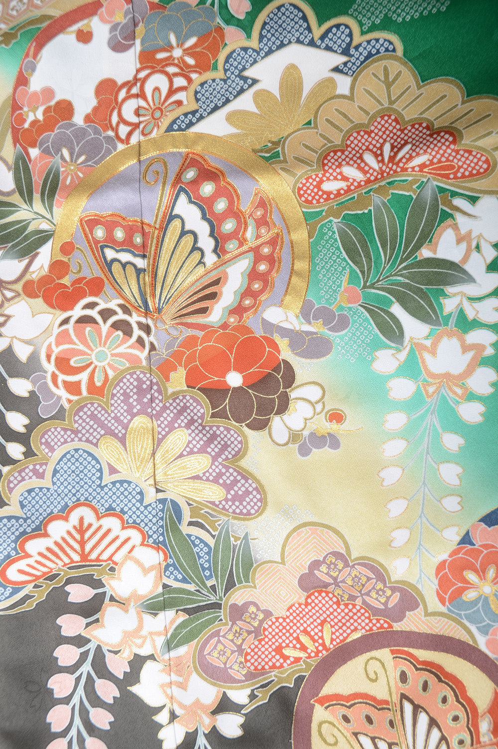 Long-sleeved kimono 6 items set / Furisode / FK#1-376
