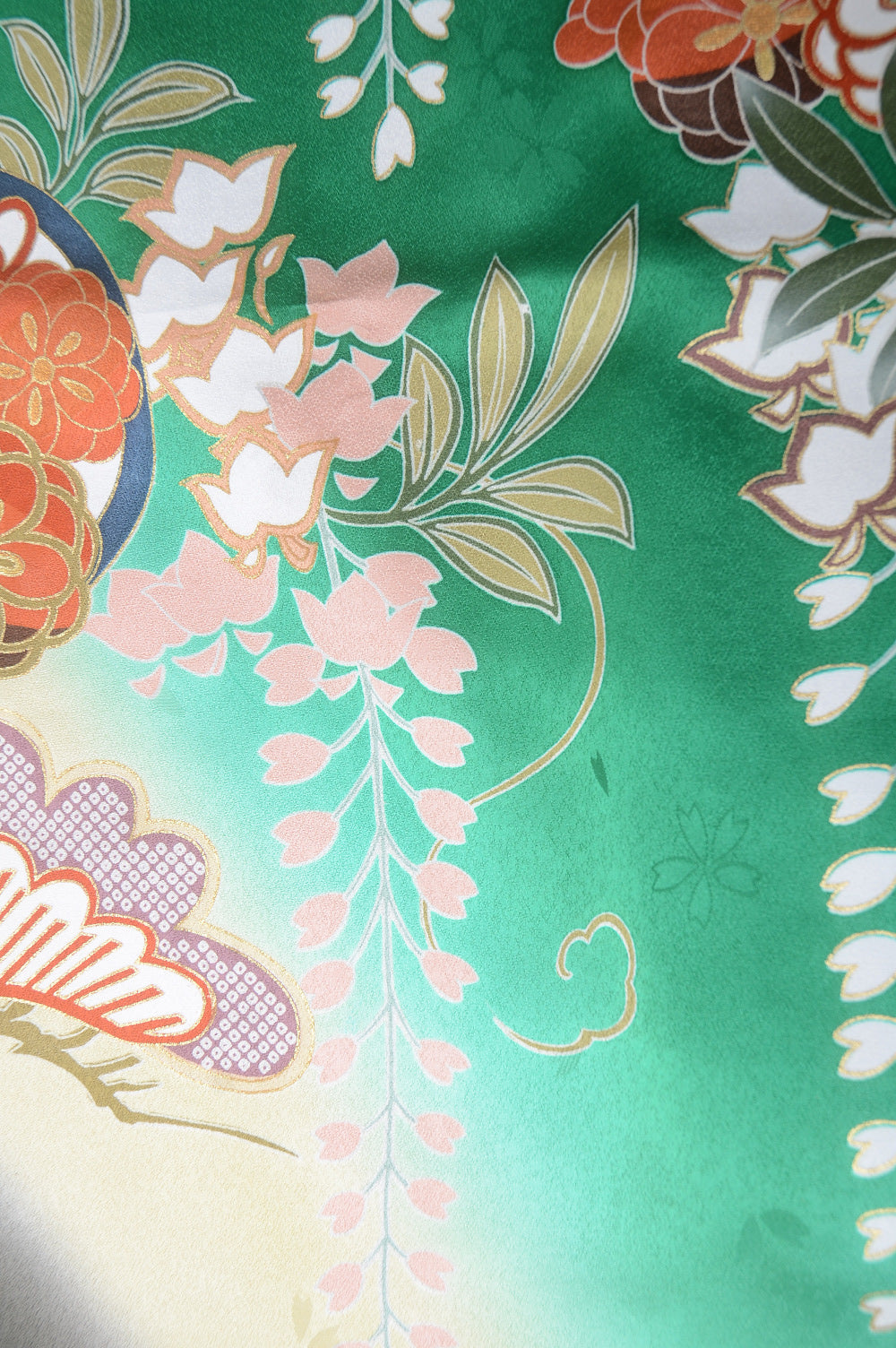 Long-sleeved kimono 6 items set / Furisode / FK#1-376